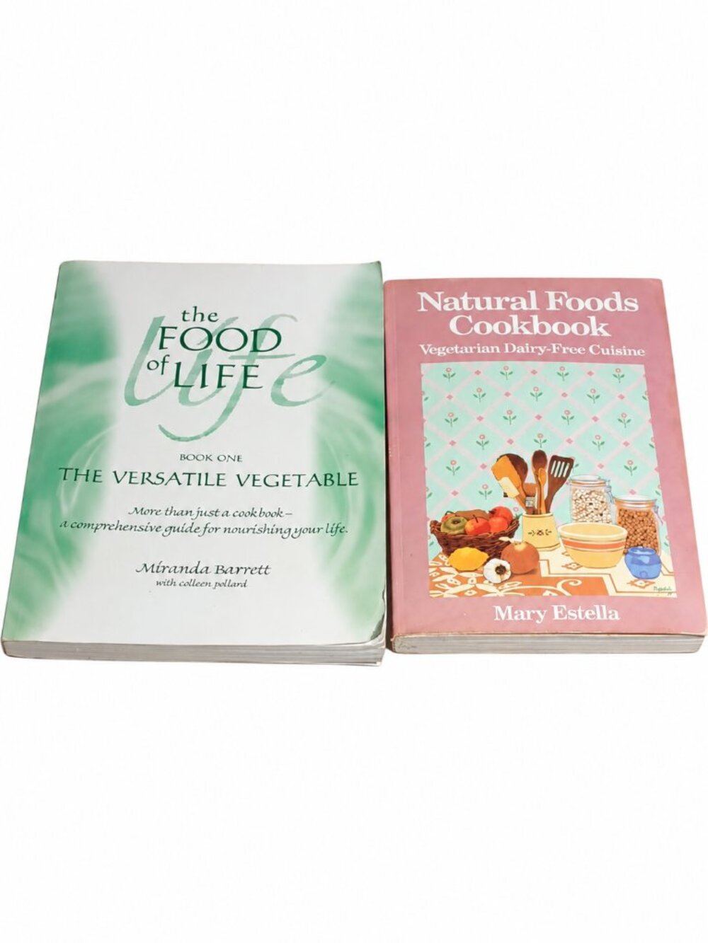 Vegetarian Recipes and Natural Foods Dairy-Free Cookbook Bundle. Healthy Living